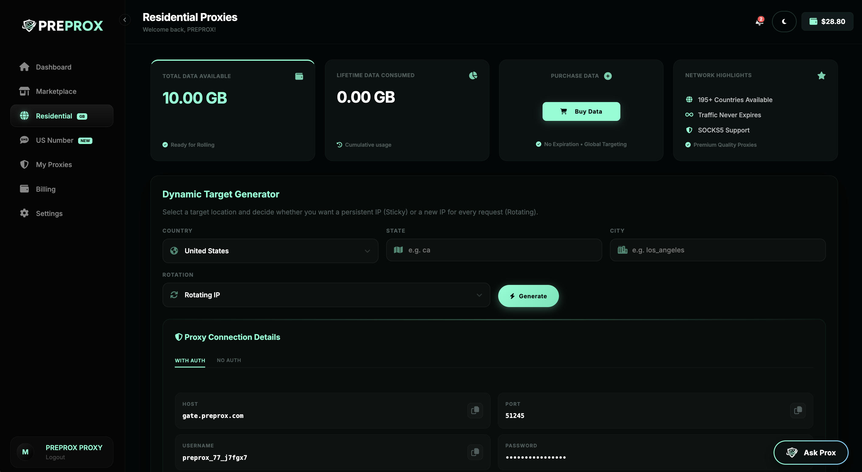 Residential Traffic Targeting