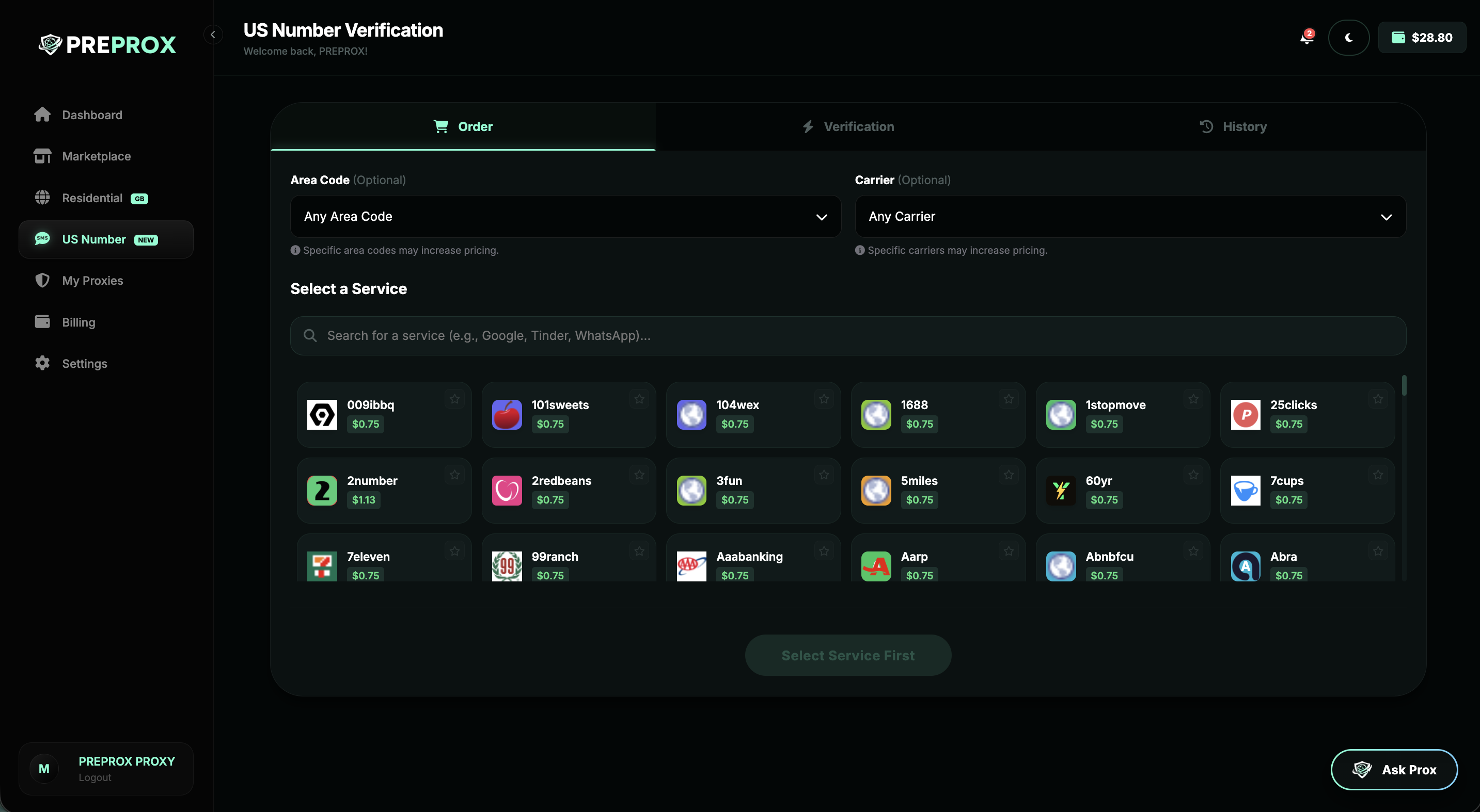 SMS Verification Platform